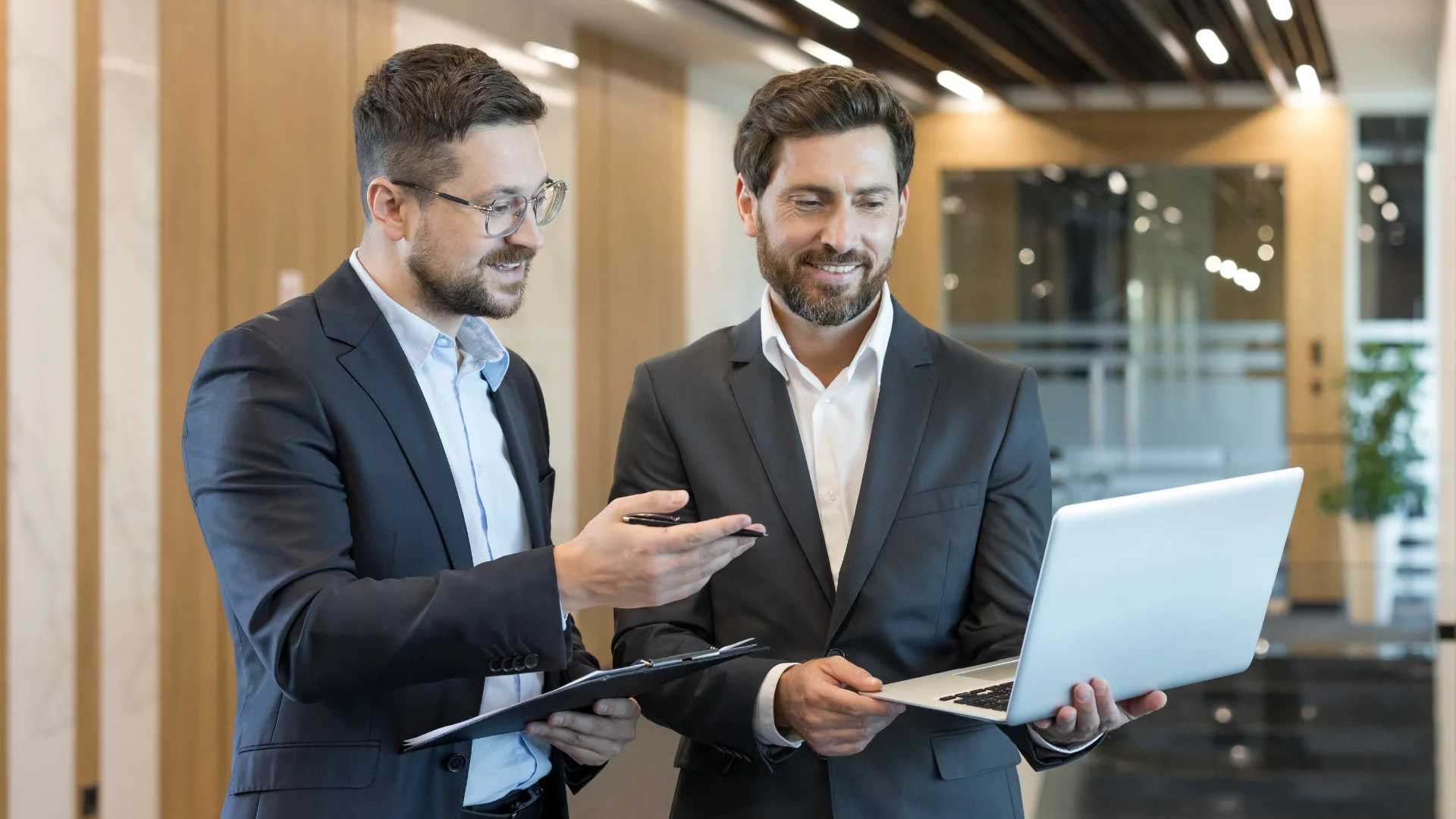 Advisors reviewing SALT report