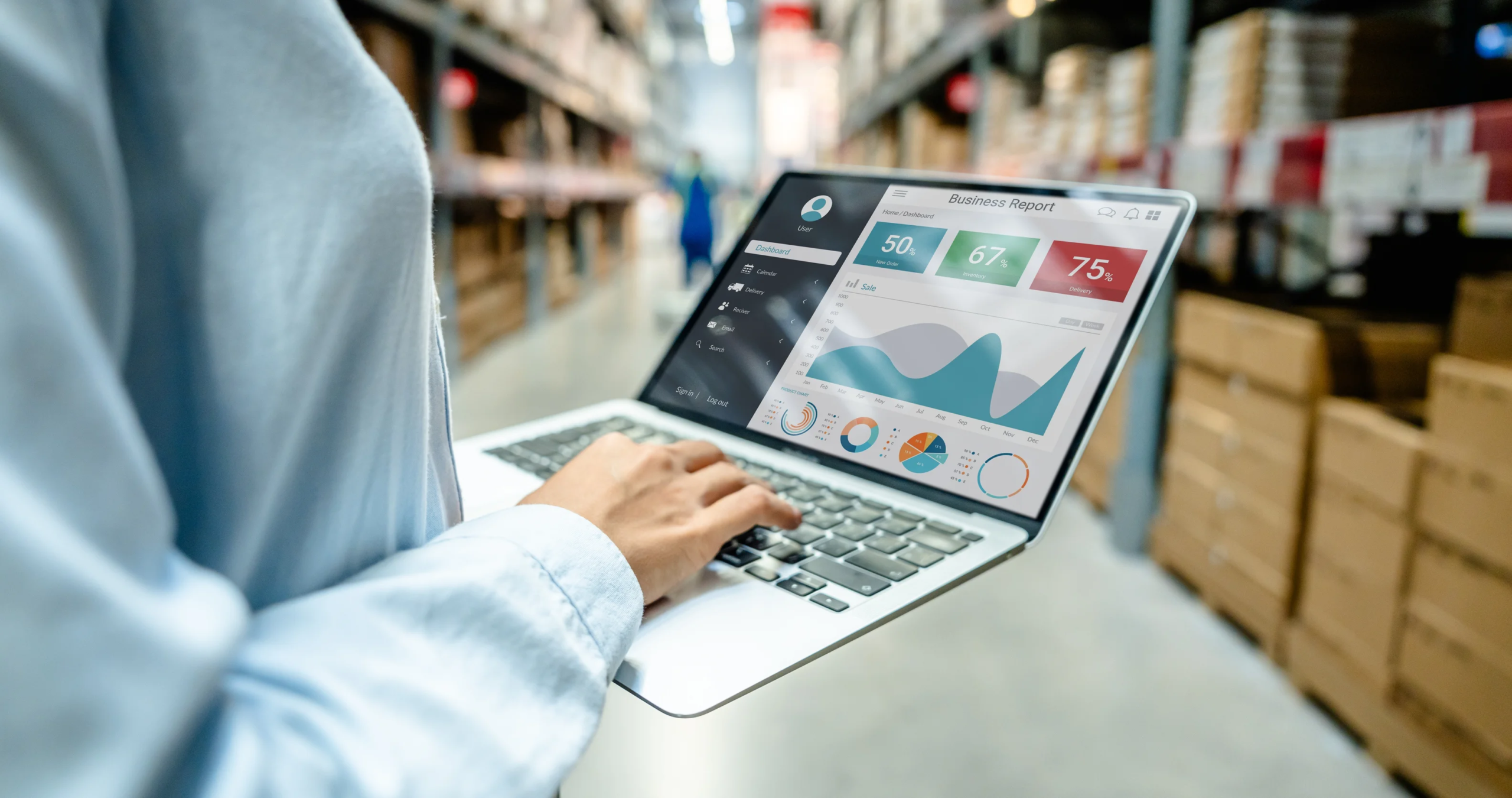 Supply chain analytics dashboard