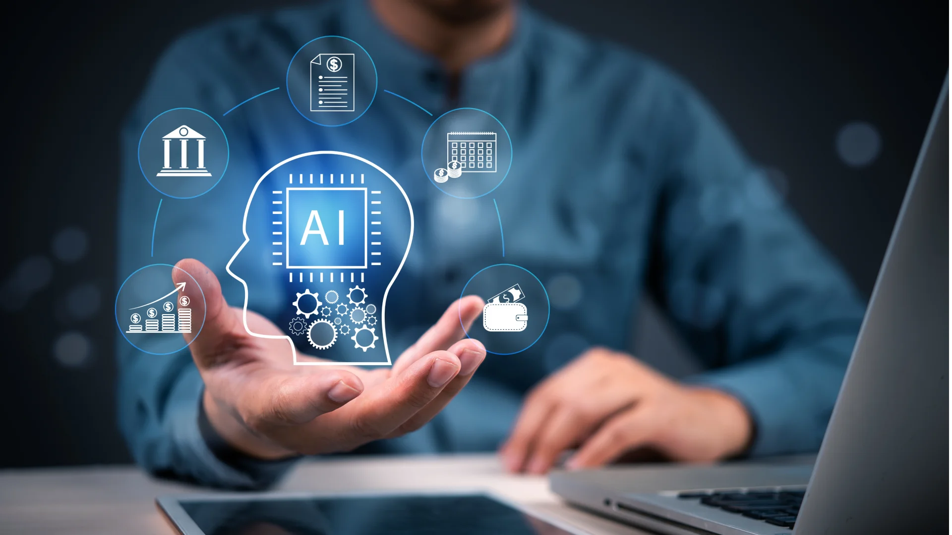 Specialists reviewing AI data